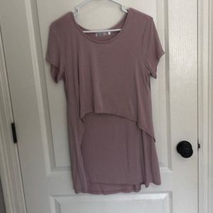 Latched mama nursing top